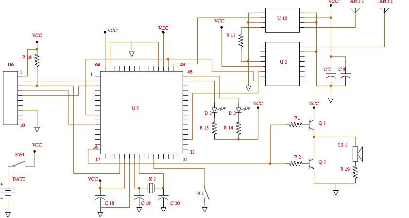 Schematic of the Cricket Beacon