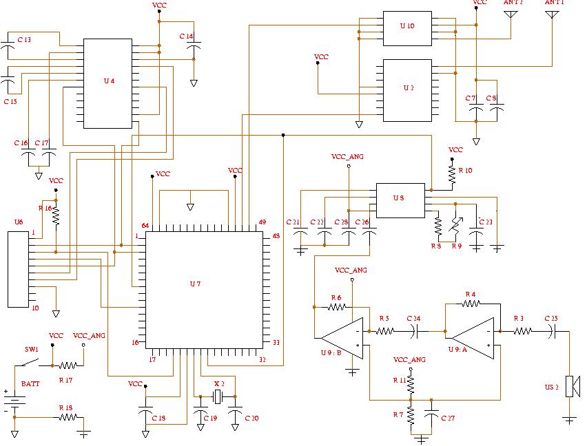 Schematic of the Cricket Listener